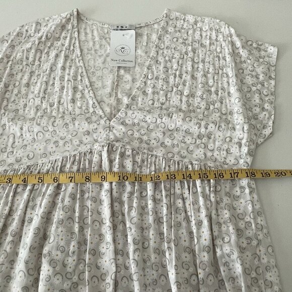 Made in Italy New Collection NWT Short Sleeve Maxi Dress One Size (Large) Summer - Picture 5 of 7